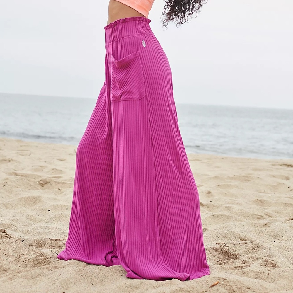 Blissed Out Wide Leg Pants Movement